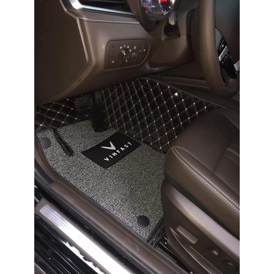Thảm lót sàn ô tô 5D,6D Vinfast Lux A 2.0 - Thảm da cao cấp, Sạch